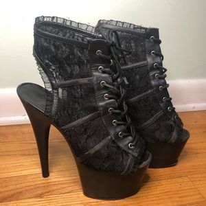 Pleaser Adore-796LC Dancer Heels - Size 9